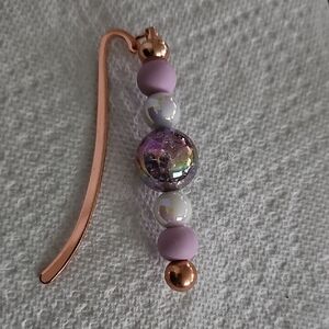 Elegant Multicolor Beaded Bookmark